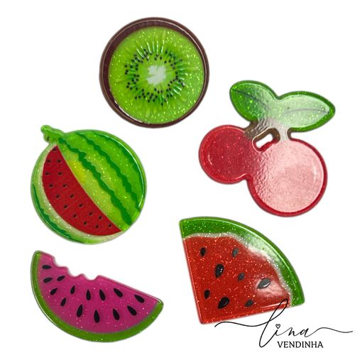 Frutas Acrílico 2cm (4Uni.) - VENDINHA LINA