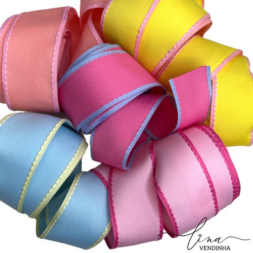 Fita Pespontada Yama Candy (38mm) - VENDINHA LINA