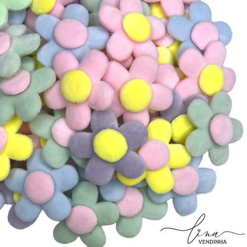 Flores Pelúcia Candy (5Uni) - VENDINHA LINA