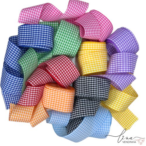 Fita Xadrezinha Importada (38MM) - VENDINHA LINA