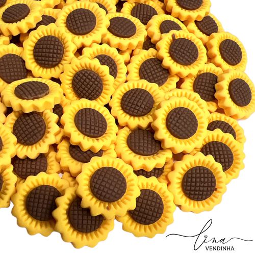 Mini Girasol Resina (4Uni.) - VENDINHA LINA