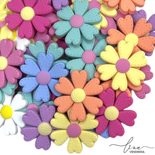 Flor Pétala Pesponto (2Uni.) - VENDINHA LINA