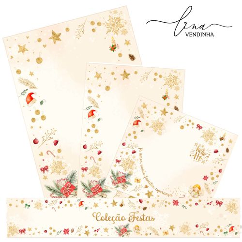 Cartelas Natal - VENDINHA LINA