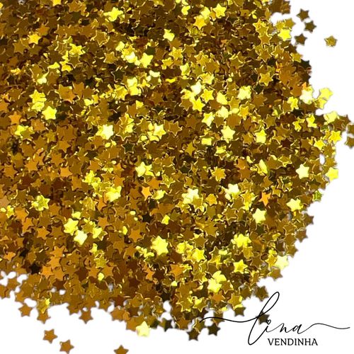 Paetês Estrela Espelhada 20g - VENDINHA LINA