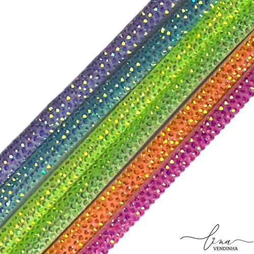  Strass Meia Cana Néon (7MM) - VENDINHA LINA