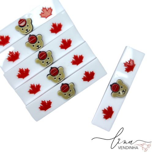 Placa Maple Bear (2Uni.) - VENDINHA LINA