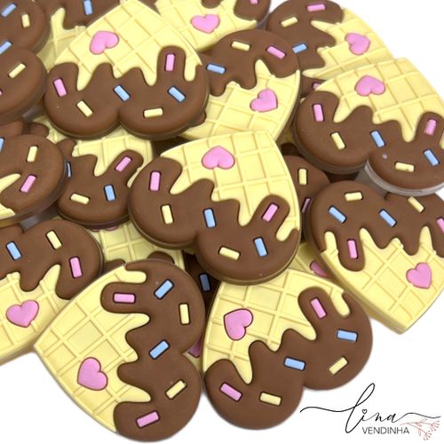 Coração Wafer Embor. (2Uni.) - VENDINHA LINA