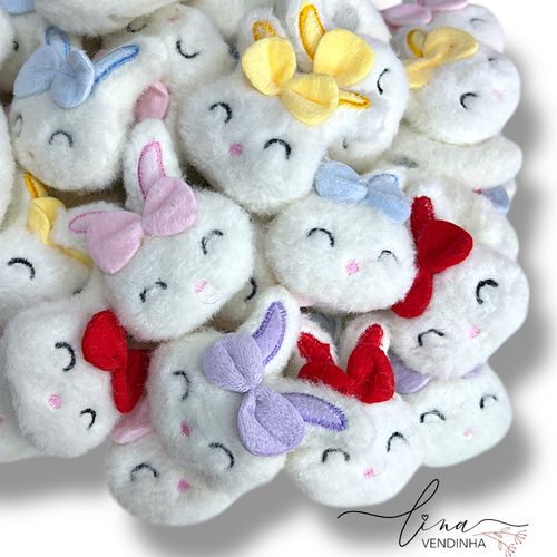 Coelhinha Laço de Pelúcias (2Uni.) - VENDINHA LINA