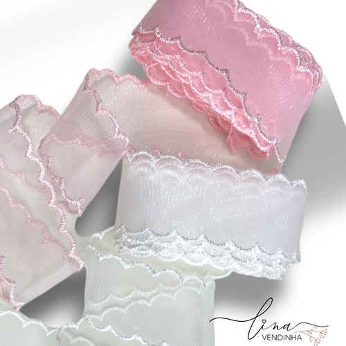 Fita Organza Borda (38MM) - VENDINHA LINA