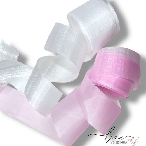 Fita Organza Brilho (38MM) - VENDINHA LINA