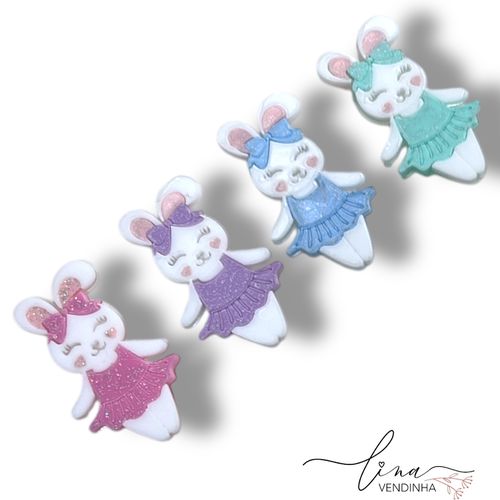 Coelha Bailarina 4CM (2Uni.) - VENDINHA LINA
