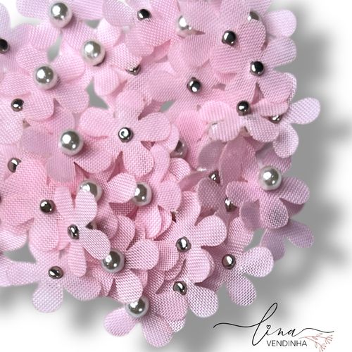 Micro Flor Organza 1CM (10Uni.) - VENDINHA LINA