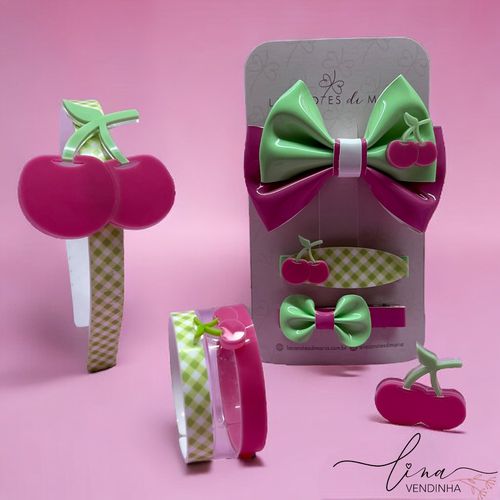 Kit Tiara frutinha Acrílica - VENDINHA LINA