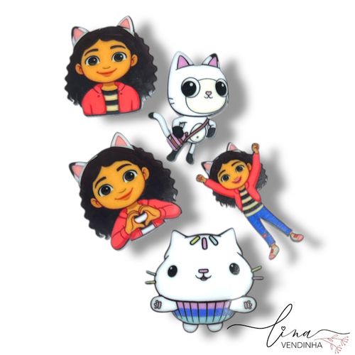 Casa Gabby Desenho(4CM) (2Uni.) - VENDINHA LINA