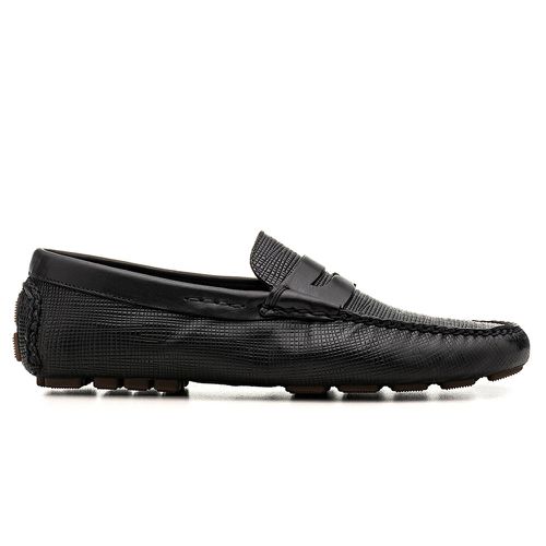 Mocassim Driver Masculino Black VM1013