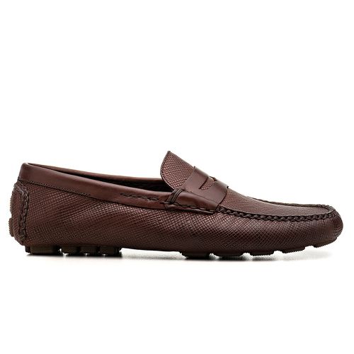 Mocassim Driver Masculino Burgundy VM1013