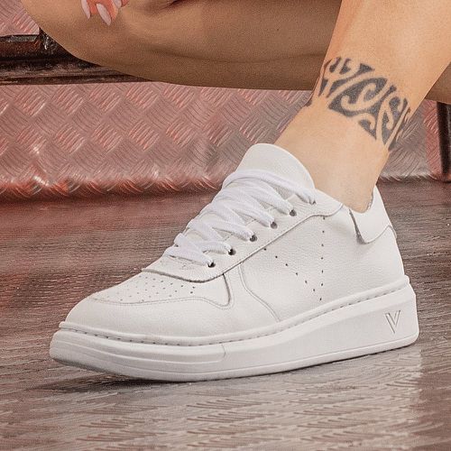 Tênis Sneakers Feminino Em Couro Legitimo Vittal -... - USE VITTAL