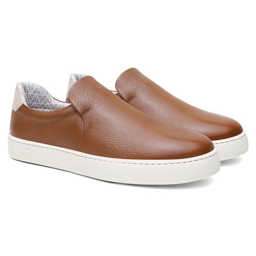 Tênis Masculino Slip On Casual Vittal em Couro Car... - USE VITTAL