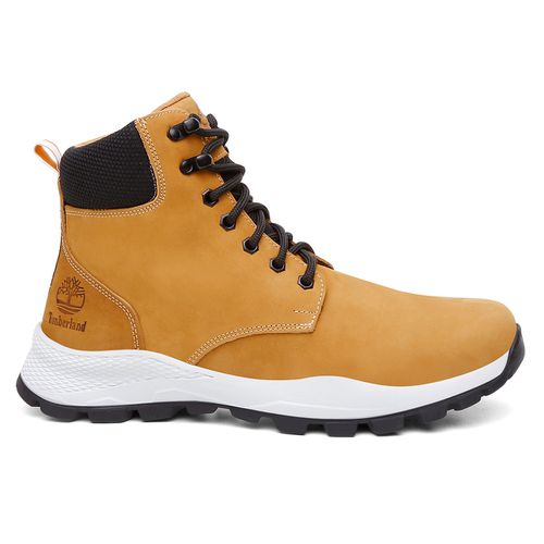 Coturno Adventure Masculino Couro Solado Reciclado Outdoor Mostarda PRIVATE LABEL TIMBERLAND