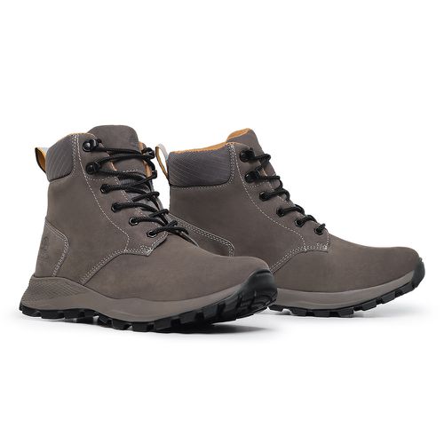 Coturno Adventure Masculino Couro Solado Reciclado Outdoor PRIVATE LABEL TIMBERLAND