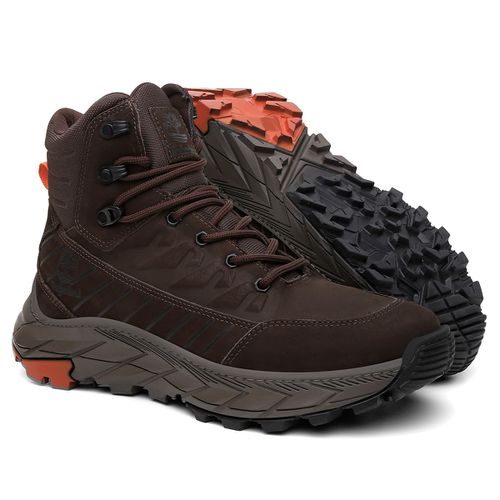 Bota Pro 3D Adventure Couro Café Masculina Solado Antiderrapante PRIVATE LABEL TIMBERLAND