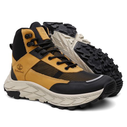 Bota Adventure Ultra Mostarda Couro Masculina Solado Antiderrapante PRIVATE LABEL TIMBERLAND 