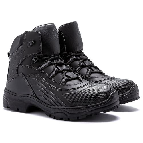 Bota Coturno Militar VNT Tática Mid Preto - 3034AP... - VNTBOOTS