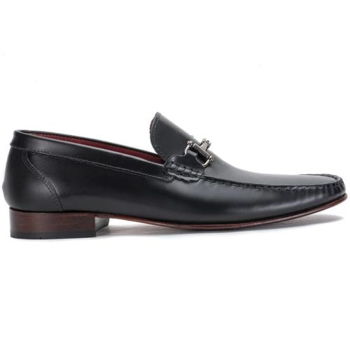 Mocassim Italiano em Couro Látego Preto - Heitor Lucca Shoes