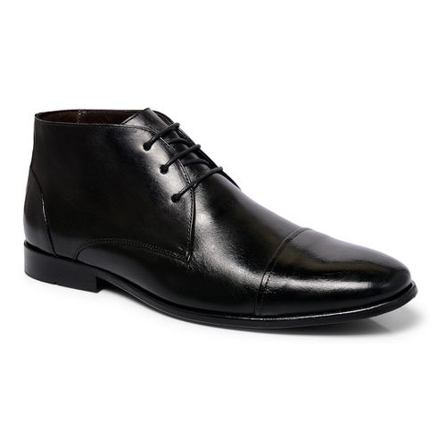 Bota Coturno Social Naturalle Preto - Heitor Lucca Shoes