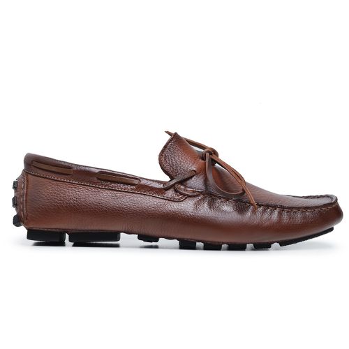 Mocassim Drive em Couro Floater Havana - Heitor Lucca Shoes