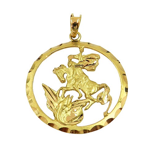 Medalha de São Jorge em Ouro 18K | RDJ JÓIAS