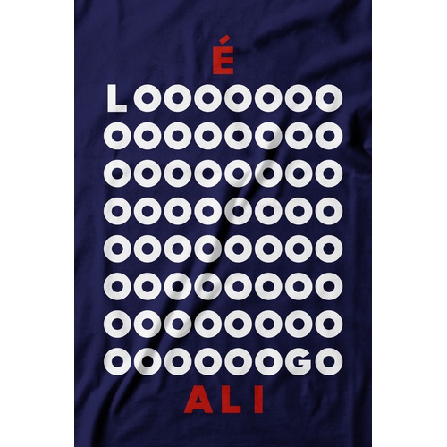 Camiseta É Logo Ali. 100% algodão, 100% Minas Gerais.