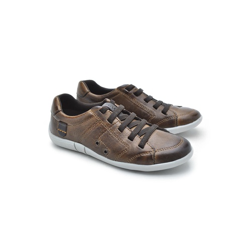 Sapatenis Infantil Cayman em Couro - Chocolate/Café | Calçados Laroche