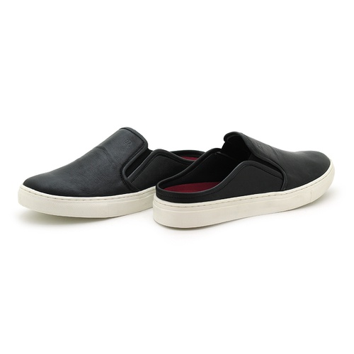 slip on masculino preto
