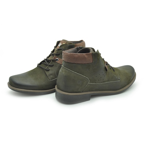 bota masculina verde musgo