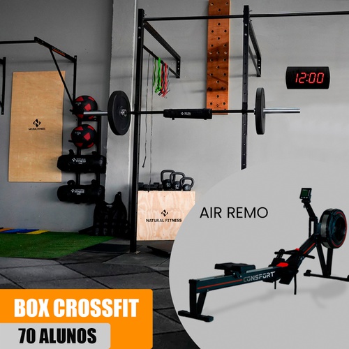 Box de Cross Training Completo com Air Remo até 70 Alunos - Natural Fitness