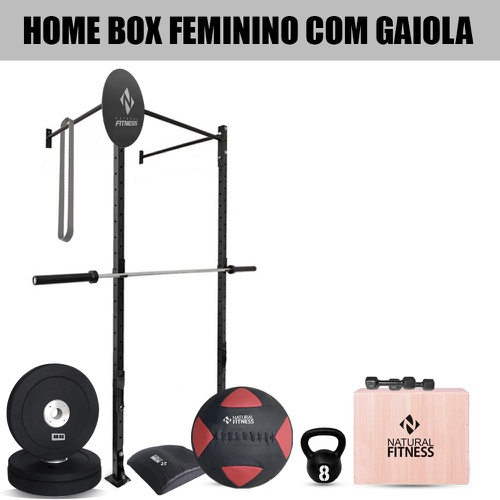 Home Box Cross Training Feminino com Gaiola - Natural Fitness