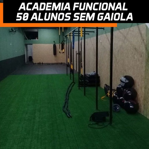 Academia de Treino Funcional sem Gaiola Para 50 Alunos - Natural Fitness