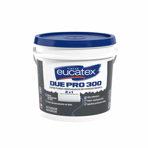 FUNDO PREPARADOR PAREDE BRANCO DUE PRO 300 [EUCATE... - CS Tintas