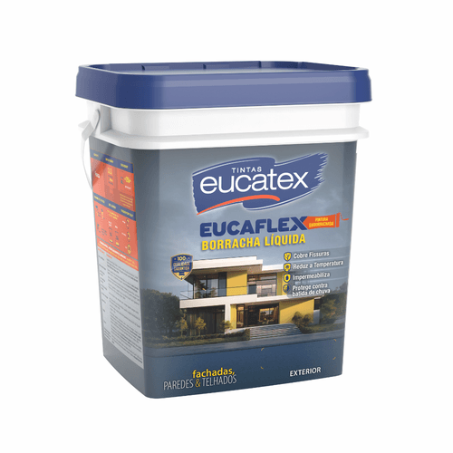 BORRACHA LIQUIDA BRANCA EUCAFLEX [EUCATEX] 20KG - CS Tintas