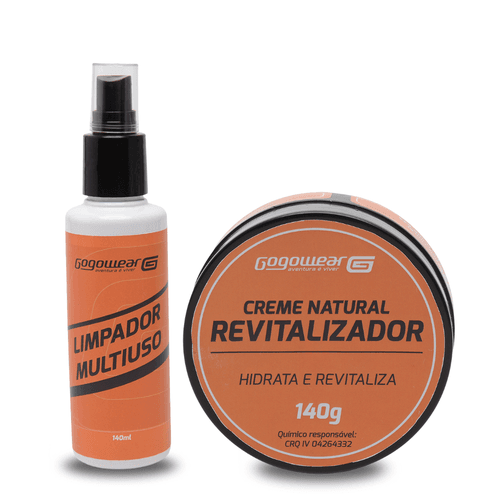 Kit Limpador Multiuso para Couro e Creme Natural –... - Loja Gogowear
