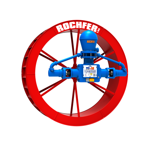 Bomba Rochfer MSU-70 + Roda D'água 1,65 x 0,47 m
