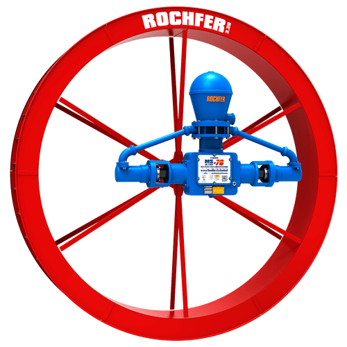 Bomba Rochfer MSU-70 + Roda D'água 2,20 x 0,36 m