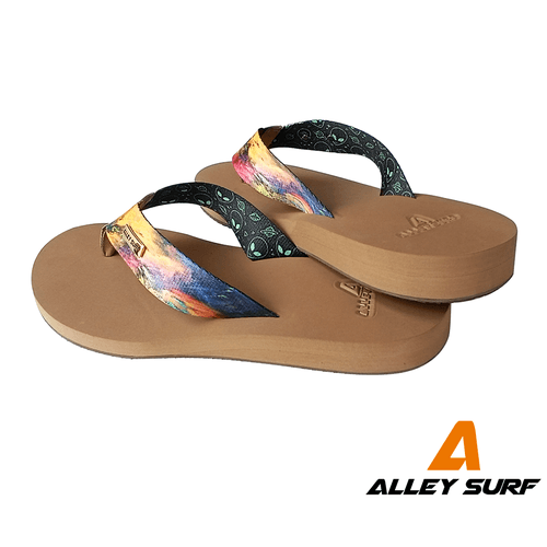 Chinelo de Compensação de altura Nebulosa 33 Alley... - ALLEY SURF