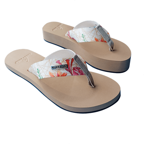 Chinelo de compensação de altura, dismetria floral... - ALLEY SURF