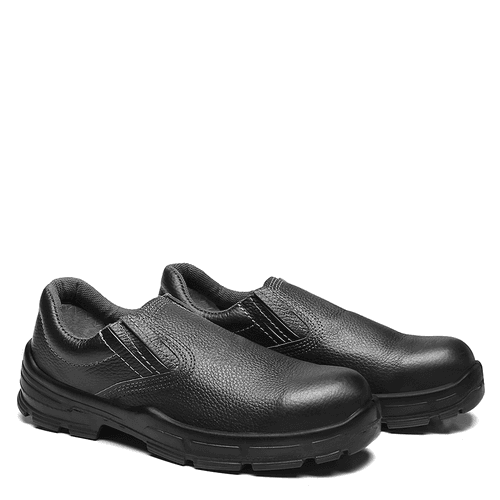 BSES SAPATO ELASTICO PRETO COURO - Bracol