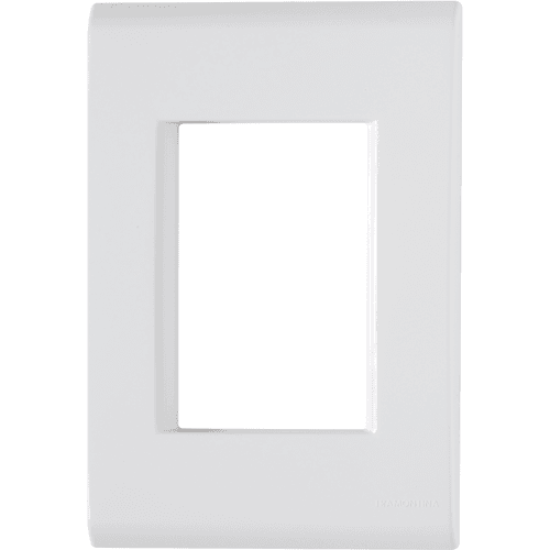 Placa 4x2 com 3 Postos Branco LIZ - Tramontina