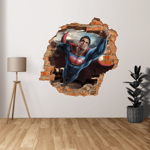 Adesivo Buraco Super-Man - CEMPORCEMTOFIXO