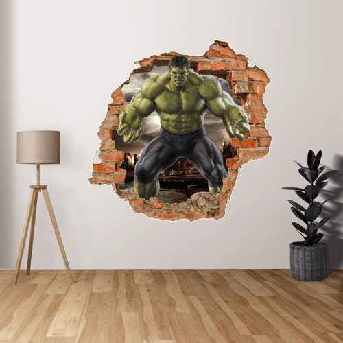 Adesivo Buraco Hulk 03 - CEMPORCEMTOFIXO