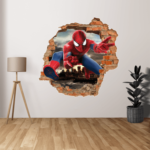 Adesivo Buraco Homem Aranha 04 - CEMPORCEMTOFIXO
